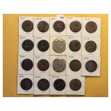 Nineteen Mixed World Coins