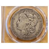 PCGS 1883 Morgan Silver Dollar in G04