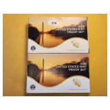 Two US Mint Proof Sets