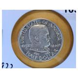KEY COMMEM! AU 1922 Grant Silver 50c with Star