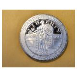 One Troy Ounce .999 Fine Silver Proof Art Round