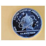 One Troy Ounce .999 Fine Silver Proof Art Round