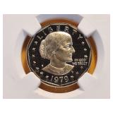 SUPERB GEM! NGC 1979-S Dollar Coin in PF69 UC