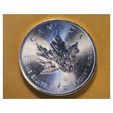 GEM! BU 2014 Canada Silver Five Dollars