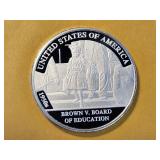 One Troy Ounce .999 Fine Silver Proof Art Round