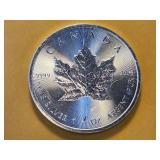 GEM! BU 2014 Canada Silver Five Dollars