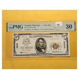 PMG Series 1929 Five Dollar FRN in VF30