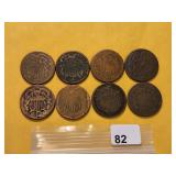 Eight Two Cent Pieces