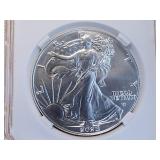 GEM! BU 2023-W American Silver Eagle