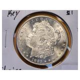 Semi-Key! BU 1885-S Morgan Silver Dollar
