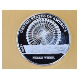 One Troy Ounce .999 Fine Silver Proof Art Round