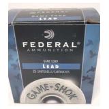 Federal Game Shok 20GA Lead Ammo