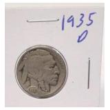 1935 D Buffalo Head Nickel
