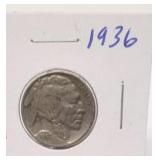 1936 Buffalo Head Nickel
