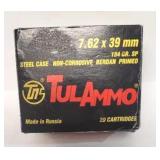 Tul Ammo 7.63 x 39mm Ammo