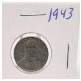 1943 Lincoln Steel Wheat Penny