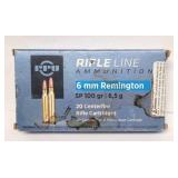 PPU Rifle LIne 6mm Remington Ammo