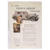 The New Pierce-Arrow Twelves Advertising