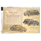 Antique Cadillac Advertising Poster