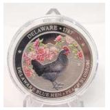 Delaware Silver Commemorative 1oz Coin