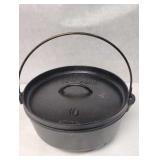 #10 Lodge Cast Iron Dutch Oven with Lid
