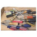 Flat of Assorted Screwdrivers
