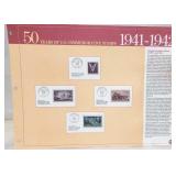 4 - 1941 & 1942 Commemorative Issue US Stamps