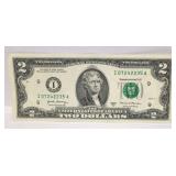 2017 A Jefferson $2 Bill