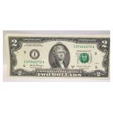 2017 A Jefferson $2 Bill