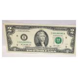 2013 Jefferson $2 Bill