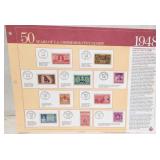 10 - 1948 Commemorative Issue US Stamps