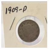 1909 Liberty 'V' Nickel
