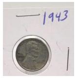 1943 Lincoln Steel Wheat Penny