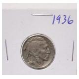 1936 Buffalo Head Nickel