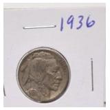 1936 Buffalo Head Nickel