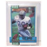 1990 Topps All Pro Barry Sanders # 352 - Lions