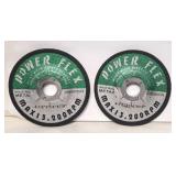 2 - Metal Grinding Wheels - 4.5' x .25' x 7/8'