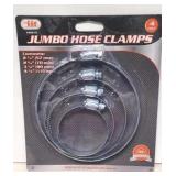 4 - Jumbo Hose Clamps