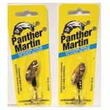 2 - Panther Martin Genuine Gold Plated Blade Lure