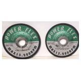 2 - Metal Grinding Wheels - 4.5' x 1/4' x 7/8'