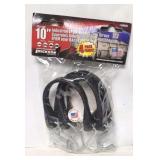 4 - 10' Industrial Rubber Tarp Straps