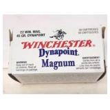 Winchester Dynapoint Magnum 22 Win Mag Ammo