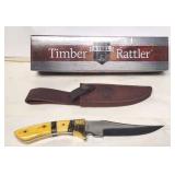 Timber Rattler TR106 Knife with Sheath