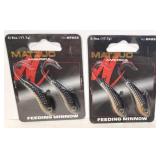 2 - Mazuo Feeding Minnows 5/8 oz.
