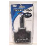 Universal Triple Socket Receptale