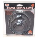 4 - Jumbo Hose Clamps