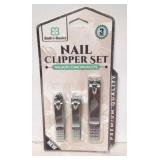 3 Pcs. Nail Clipper Set