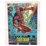 #71 Tigar Shark - Super Villains Trading Card