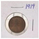 1919 Lincoln Wheat Penny