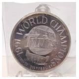 1991 Twins World Champions Silver Coin